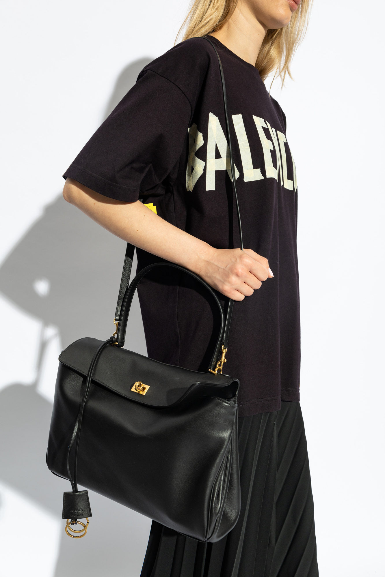 Black 'Rodeo Medium' Shoulder bag tote Balenciaga - Michael
